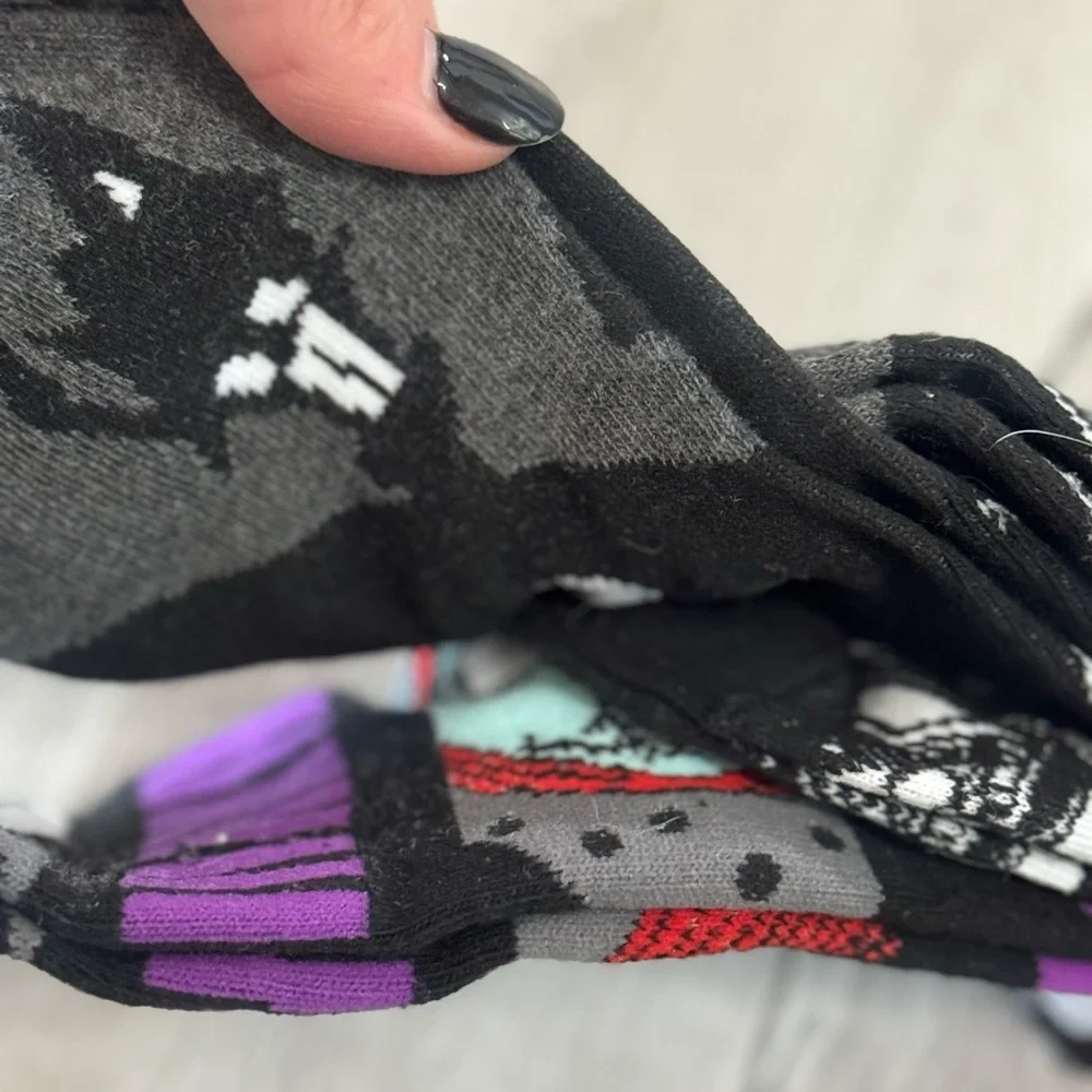 Loungefly Holiday Stocking with Skulls Night mare before Christmas
